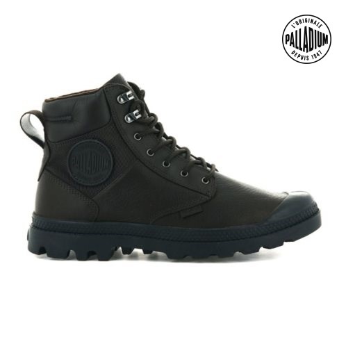 Bottes Palladium Pampa Shield WP+ LTH Femme Noir | FR HCV142Y